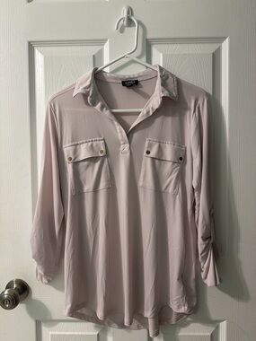 Jones New York Light Pink Blouse